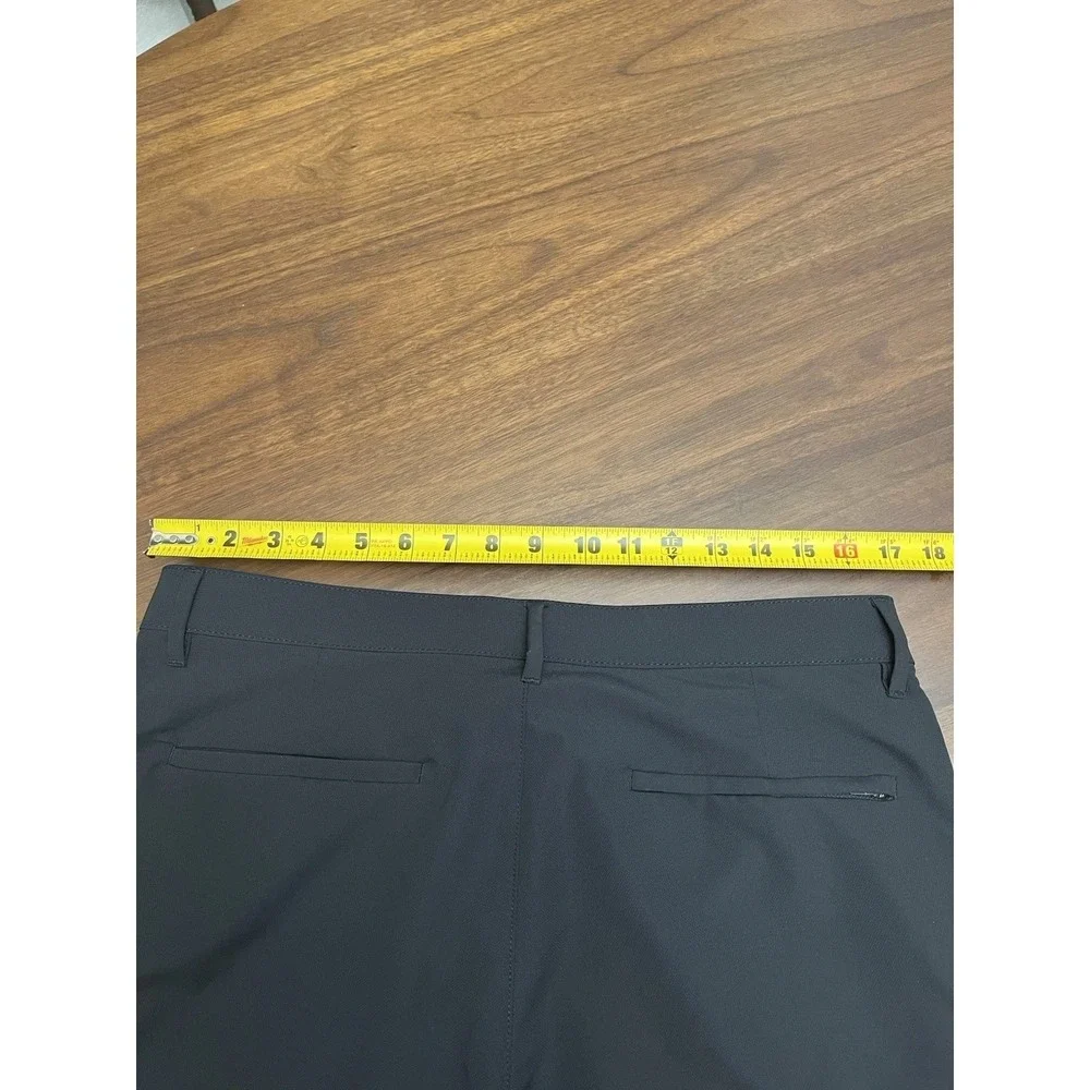 Banana Republic Men's 34x30 Casual Pants Black Straight Leg Flat Front